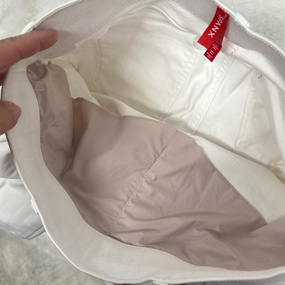 Spanx Jean-ish Leggings White Size Medium stretch Skinny comfy - Picture 8 of 8